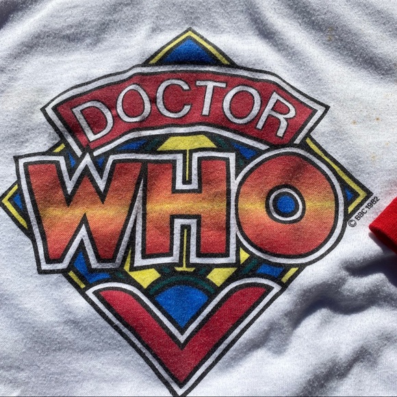 Vintage 1982 Doctor Who single stitch baseball tee - Picture 2 of 7